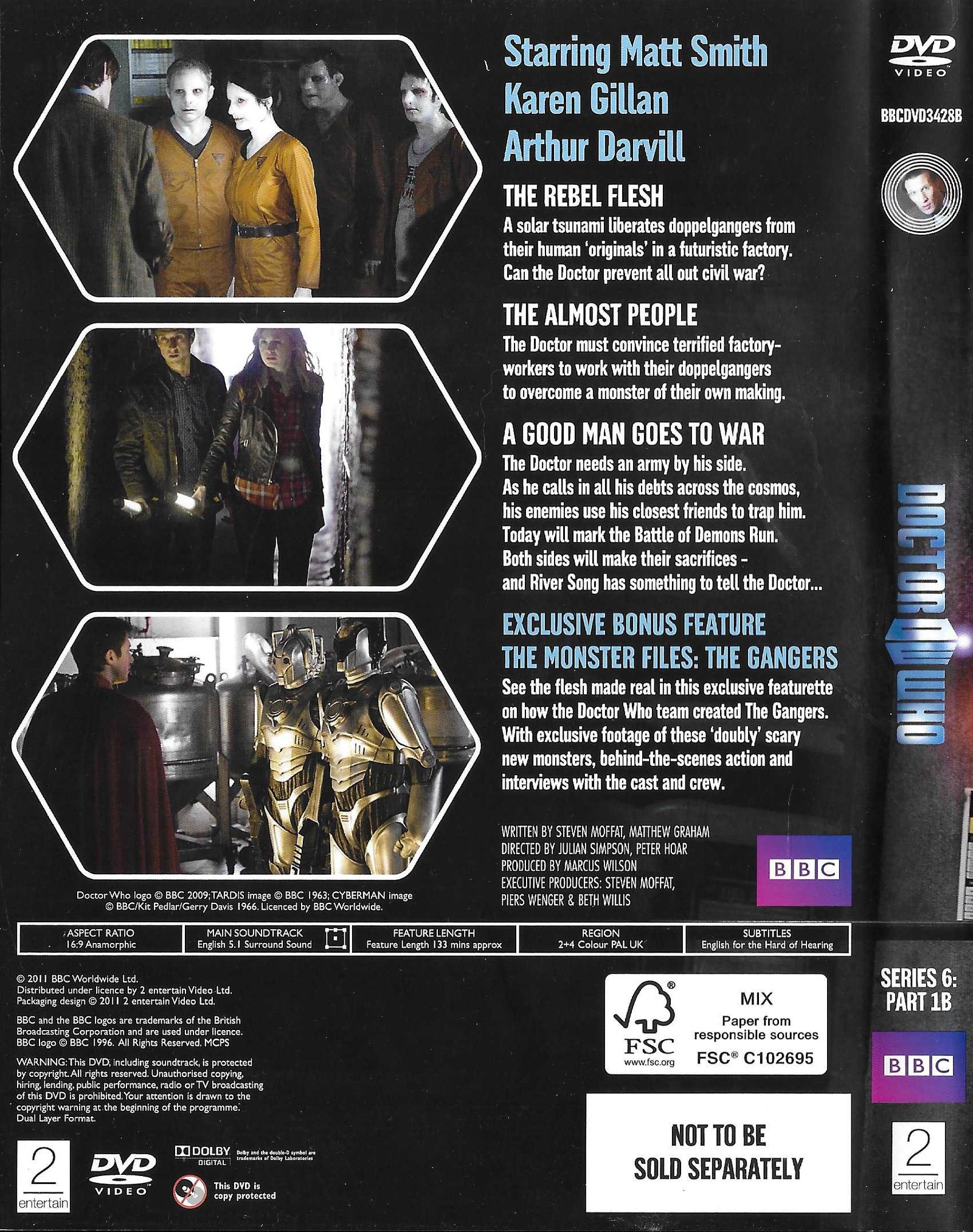 Inserts from BBCDVD 3428